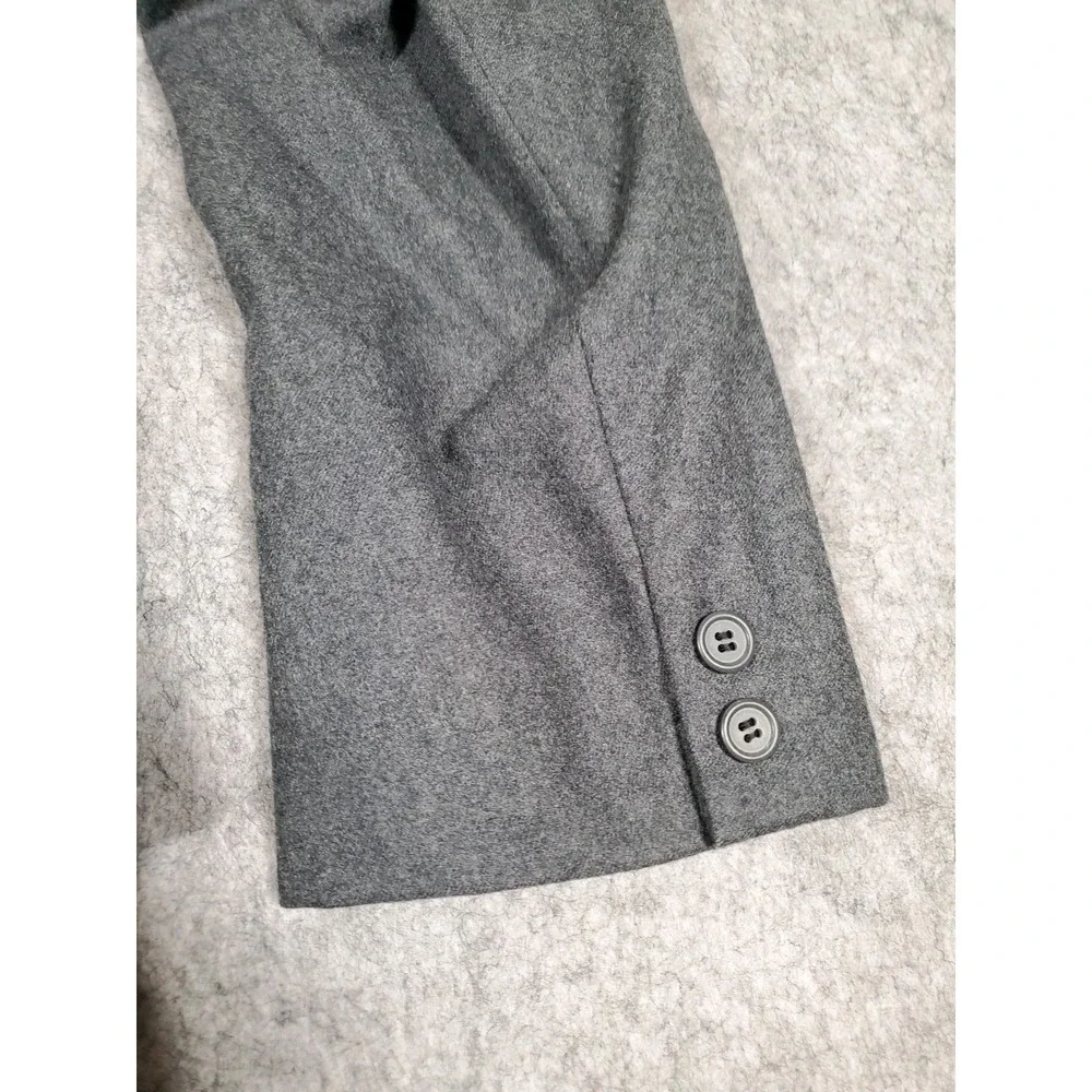 Brooks Brothers Makers 100% Wool Blazer Size 44 Reg Gray Made In USA Vintage